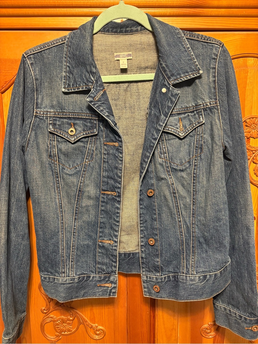Vintage Gap  Denim trucker Jacket - Blue